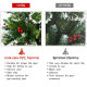 5 Feet Snow Flocked Artificial Christmas Hinged Tree 