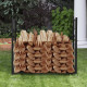 4 Feet Heavy Duty Firewood Log Rack for Fireplace Stove Fire Pit