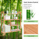4 Tiers Multifunction Bamboo Storage Shoe Rack