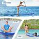 10.6 Feet Inflatable Adjustable Paddle Board with Carry Bag