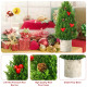18.5 Inch Tabletop Artificial Christmas Tree with 170 PE Branches and Pulp Stand