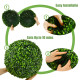 2 Pieces 15.7 Inch Artificial Boxwood Topiary UV Protected Indoor Outdoor Balls