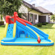 Inflatable Water Slide Bounce House with Water Cannon and Air Blower