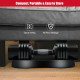 27.5 LBS 5-in-1 Adjustable Dumbbell for Gym Home Office