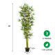 6 Feet Artificial Bamboo Silk Tree Decorative Planter
