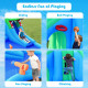 Inflatable Water Park Crocodile Bouncer Dual Slide Climbing Wall Without Blower