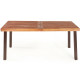 Rectangular Acacia Wood Rustic Dining Furniture Table 