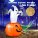 6 Feet Halloween Blow-Up Inflatable Ghost in Pumpkin with LED Light