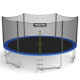 15 Feet Outdoor Trampoline Combo with Bounce Jump Safety Enclosure Net and Spring Pad