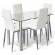 5 Pieces Dining Set with Simple Design