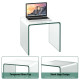 Tempered Sofa Side Glass End Table