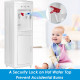 5 Gallons Hot and Cold Water Cooler Dispenser with Child Safety Lock