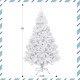 6/7.5/9-Inch Hinged Artificial Christmas Tree with Metal Stand