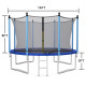 14 Feet Jumping Exercise Recreational Bounce Trampoline with Safety Net