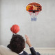 Wall Mounted Fan Backboard with Basketball Hoop and Rim
