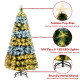 5/6 Feet Pre-Lit Fiber Double-Color Lights Optic Christmas Tree