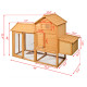 80 x 27.6 x 52.4 Inch Deluxe Wooden Chicken Coop Hen House Poultry Cage Hutch