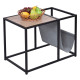 End Table Side Accent Metal Magazine Organizer