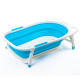 Baby Folding Collapsible Portable Bathtub with Block