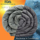 15 lbs 100% Cotton Weighted Blanket  with Crystal Cover