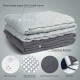 15 lbs 100% Cotton Weighted Blanket  with Crystal Cover