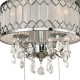 52 Inch Crystal Ceiling Fan Lamp w/ 5 Reversible Blades