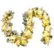 9 Feet Pre-Lit Artificial Christmas Garland with 50 LED Lights