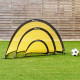 6/4/2.5 Feet Set of 2 Portable Pop-Up Soccer Goals Net