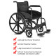Lightweight Foldable Medical Wheelchair with Footrest