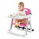 Baby Booster Folding Travel High Chair with Safety Belt & Tray