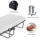 75 x 31 Inch Folding Guest Bed with Foam Mattress