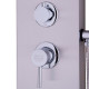 57 Inch Stainless Steel Shower Panel With Massage Jets and Hand Shower