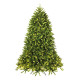 7.5 Feet Pre-lit PVC National Christmas Fir Tree with LED Light and Stand