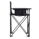 Portable 38 Inch Oversized High Camping Fishing Folding Chair 