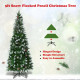 5 / 6 / 7.5 Feet Artificial Pencil Christmas Tree with Pine Cones