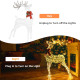 Lighted Standing Reindeer with Stakes for Christmas Decoration