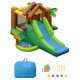 Kids Inflatable Jungle Bounce House Castle including Bag Without Blower
