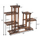 Reward-6 Tier Wooden Shelf Storage Plant Rack Stand