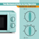 0.7 Cu. ft Retro Countertop Compact Microwave Oven