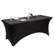 2 Pieces 8 Feet Rectangular Stretch Fitted Banquet Tablecloth