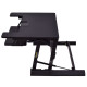 Height Adjustable Lift Rising Laptop Desk with Pen Slot