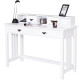 Home Office Writing Mission Computer Desk with 4-Drawer 