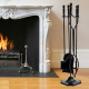31 Inch 5 Pieces Hearth Fireplace Fire Tools Set