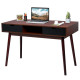 48 Inch Wooden Workstation Laptop Table with Drawers