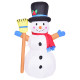 4 Inch Indoor/Outdoor LED Inflatable Lighted Christmas Snowman