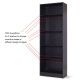Modern 5-Tier Storage Media Shelf Cabinet Bookcase