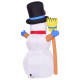 4 Inch Indoor/Outdoor LED Inflatable Lighted Christmas Snowman