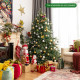 6 Feet Artificial Christmas Spruce Hinged Tree