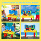 2 in 1 Kids Sand and Water Table Activity Play Table with Accessories