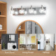 4-Lights Modern Bathroom Vanity Light Crystal Wall Sconce Bathroom Light Fixture